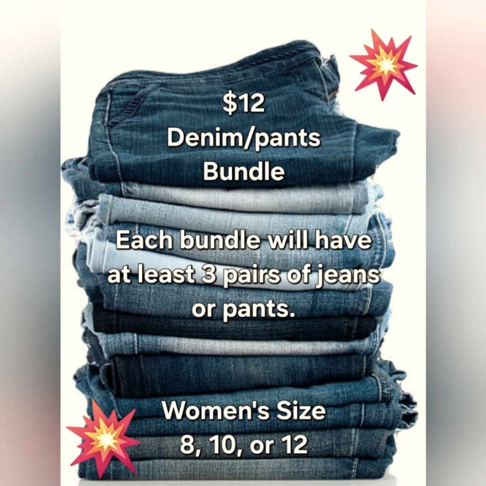 Denim bundle, Various Brands & color